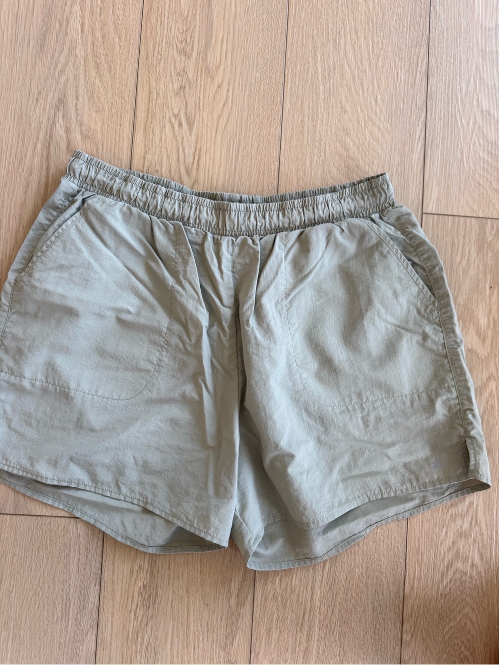 Alo Light Sage Elastic Waist Women’s Shorts